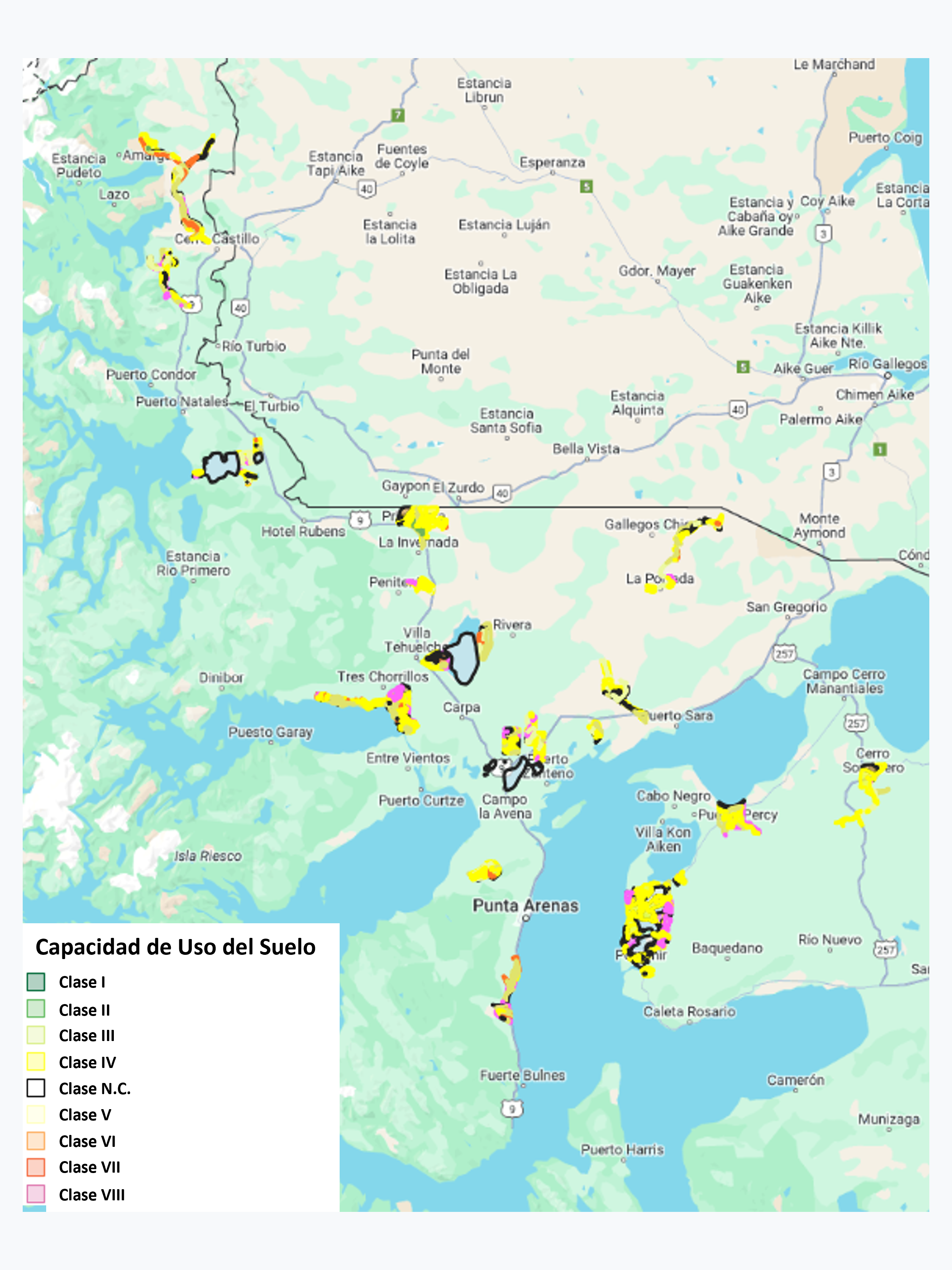 Estudio Agrológico sobre ortoimágenes 1:10.000, Región de Magallanes y la Antártica Chilena, año 2023